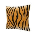 thumbnail image 2 of YFYANG Square Decorative Throw Pillow Case (Without Pillow Insert), Tiger Stripes Bedroom Sofa Car Cushion Cover, 16"x16", 2 of 9