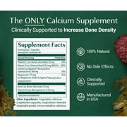 AlgaeCal Plus - Plant-Based Calcium with Vitamin D, K2-MK7 for Women & Men, Clinically Supported to Increase Bone Density, 1-Month Supply