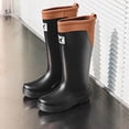 thumbnail image 7 of YLYL Women's Knee High Rain Boots Waterproof No Slip Rubber Sole Outdoor Work Garden Mud Boots, 7 of 7