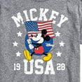 thumbnail image 3 of Disney - Mickey Waving Flag USA - Men's Short Sleeve Graphic T-Shirt, 3 of 5