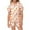 Light Pink, variant on Kids Satin Pjs Fruit Print 2 Piece Short Sleeve Button Down Top Shorts Set Girls Summer Pjs Pjs for Girls Size 4-5 Years