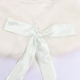 thumbnail image 5 of Kaerm Kids Flower Girls Wedding Faux Fur Bolero Shrug Pageant Birthday Party Formal Event Short Cape Beige One_Size, 5 of 6