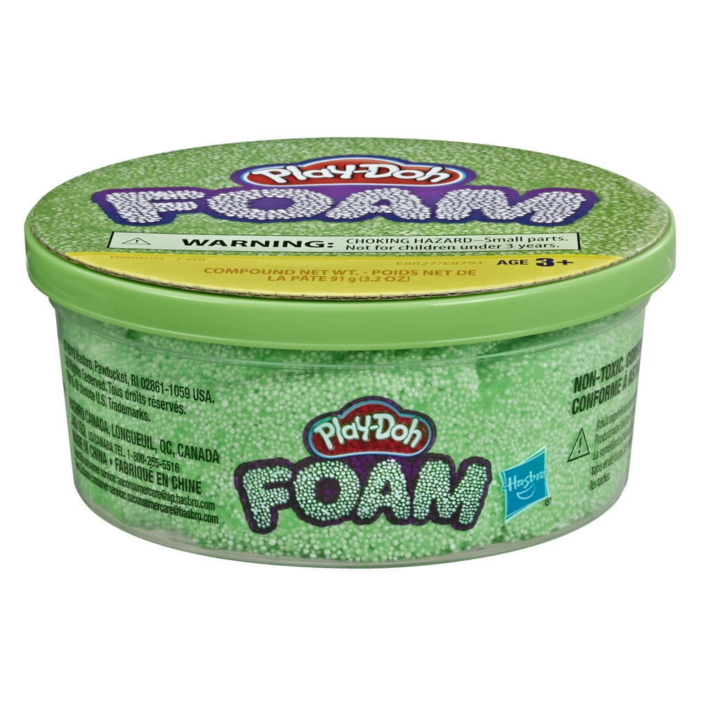 PlayDoh Foam Green Single Can of NonToxic Modeling Foam