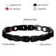 thumbnail image 4 of Twisted Dragon Terapia magnética Pareja Pulsera Brazaletes desmontables (Negro) Ndcxsfigh Nuevos Originales, 4 of 8