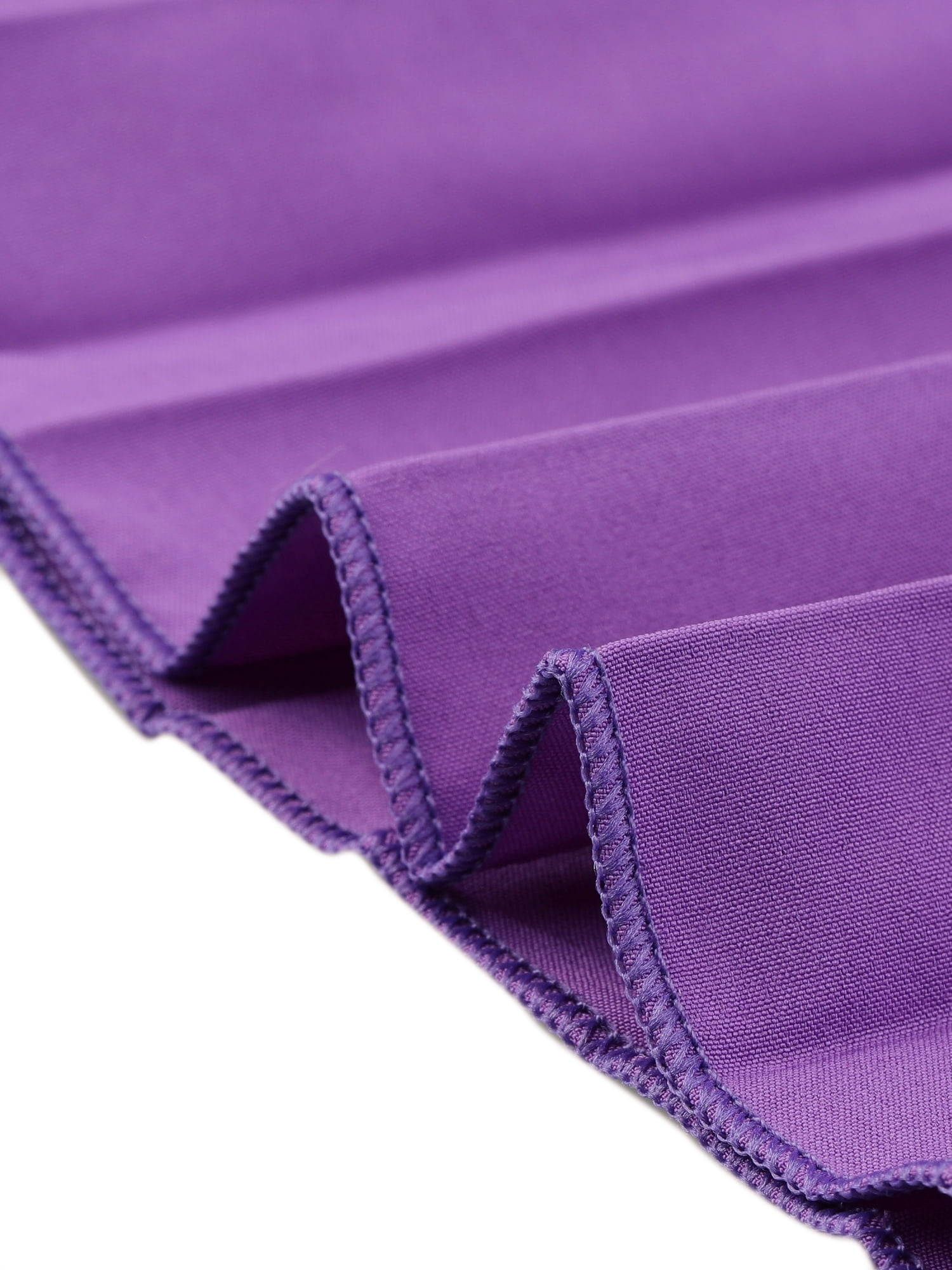 DARING DIVA Women's Elegnat Elastic High Waist Flowy A-Line Maxi Skirt XL Purple