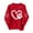 Red3, variant on Posijego Women's Heart Graphic Sweatshirts Valentines Day Clothes Long Sleeve Crewneck Loose Basic Spring Tops