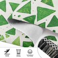 thumbnail image 6 of Yayeee Runner Rug for Bedroom 2'x6' Machine Washable Hallway Non Slip Mat, Green Dot Triangles Pattern, 6 of 8