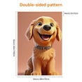 thumbnail image 2 of Golden Retriever Durable Garden Flag for Yard House Backyard Home Deco - Cute Dog Face Puppy Stickers Happy Smile Washable Camping Flags for Campsite 28x40in Cute Dog Yard Decoration, 2 of 6