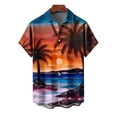 thumbnail image 5 of Awdenio Tshirts Shirts for Men Hawaiian Shirt Short Sleeves Tropical Printed Casual Button Down Summer Beach Floral Shirts, 5 of 6