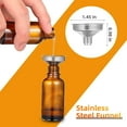thumbnail image 3 of AshionCibeat 24 Pack 1oz Amber Glass Eye Dropper Bottle, 3 of 7