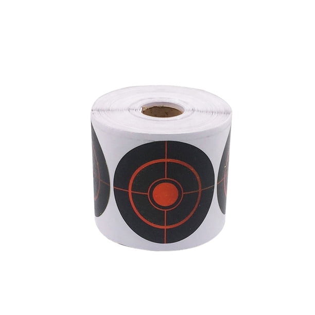 Adhesivo Tiro Objetivo Bullseye Salpicadura Objetivo Reactivo Pegatina 7,5 Cm Para Tiro Con Arco Práctica Tiro 250 Uds/Rollo Yuarrent OD006155-00