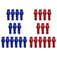 thumbnail image 2 of LOVIVER 26Pcs Table Soccer Men Player Football Player Birthday Indoor Table Game Toy Red Blue, 2 of 8