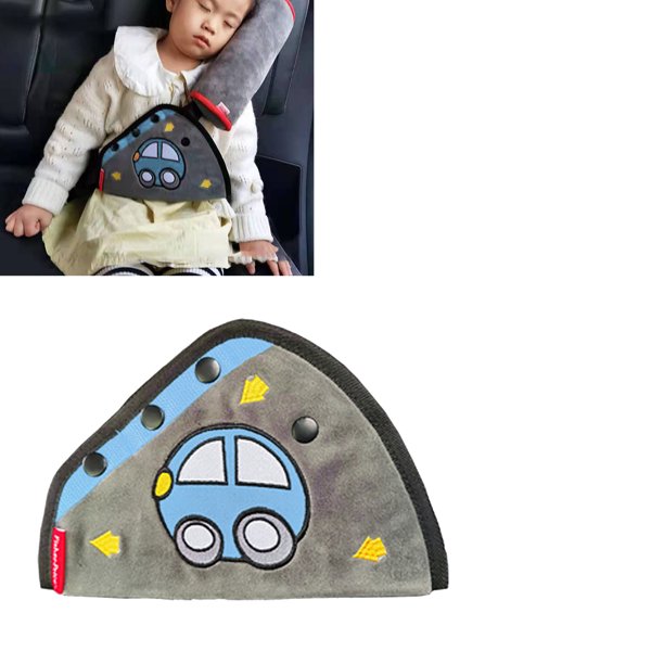 Funda de almohada para cinturón de seguridad, ajustador de almohada para cinturón de seguridad, ajustador de cinturón de seguridad, almohada ajustadora de cinturón de seguridad para niños, uso conven