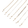 thumbnail image 1 of Metal Mask Lanyard with Clips for Holding Use Golden Color Durable and Sturdy Design Fits Most Masks, 1 of 9