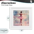 thumbnail image 4 of Stupell Industries Eclectic Elegant Ballet Dancer in Motion White Framed Print Under Glass, 13 x 13, by Creative Studio, 4 of 8