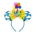 thumbnail image 4 of Accesorios para el cabello con orejas de Mickey Mouse UP para mujer, globo de casa voladora, diademas de lentejuelas de viaje, diadema para niña, ropa con lazo para niños, 4 of 4