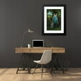 thumbnail image 4 of Ferdinand Leeke 18x24 Black Modern Framed Museum Art Print Titled - Wood Nymph and Shepherd (1905), 4 of 5