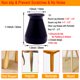 thumbnail image 3 of Protectores de patas para silla Simpracon de silicona antideslizantes, 24 piezas, 3 of 6