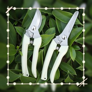 HLONK 2pcs Garden Pruning Shears  Stainless Steel Garden Scissors  Gardening Scissors  Garden Scissors  Pruning Shears  Pruning Shears Gardening Garden Tools