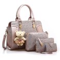 thumbnail image 1 of Bolso de mano de cuero Pu para mujer a la moda, bolso de hombro, bolso de mano, monedero de tarjeta, regalo kaili Sencillez, 1 of 5