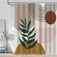 thumbnail image 1 of Cortina de Ducha Moderna para Decoración de Baño, Cortina de Ducha de Tela Lavable e Impermeable, 1 of 4