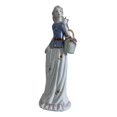 thumbnail image 3 of Estatua de dama de porcelana Figura de niña de cerámica Centro de mesa coleccionable Moderno Estilo A, 3 of 9