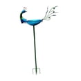 thumbnail image 4 of Baño de pájaros de para exteriores, cuenco de baño para pájaros, comedero y bebedero de metal de pie para patio, césped, decoración, adorno, 4 of 8