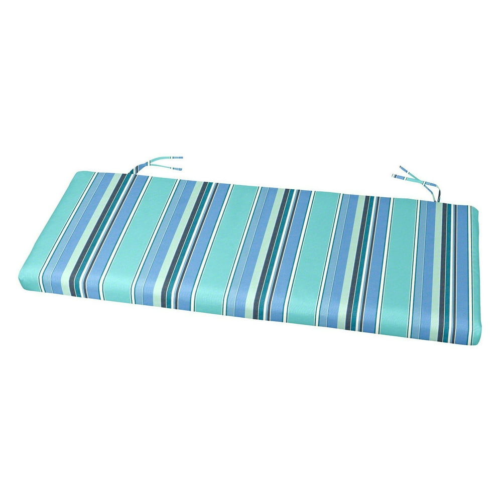 Cushion Source 45 x 17.5 in. Striped Sunbrella Bench / Glider Cushion