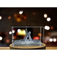 thumbnail image 4 of Stunning Monument to Mexicaneidad 3D Engraved Crystal Gift, 4 of 7