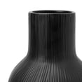 thumbnail image 5 of Better Homes & Gardens 10-Inch Black Ribbed Ceramic Decorative Vase, 5 of 7