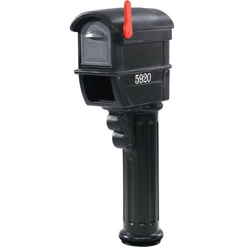 Step2 MailMaster Wrought Iron Plus Plastic Mailbox with Black Finish