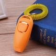 thumbnail image 1 of Pet Trainer Clicker Pet Dog Cat Training Llavero y correa para la muñeca (naranja), 1 of 8