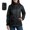 Black, variant on Women's Packable Waterproof Rain Jacket with Hood