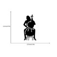 thumbnail image 3 of Pegatina personalizada chica violonchelo silueta vinilo interruptor de luz decoración de pared MFZFUKR CKCHDBEQG, 3 of 4
