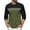 Army Green Mens Shirts, variant on Mens Long Sleeve Shirt - Soft Casual Full Sleeves Lightweight Crew Neck T Shirts for Men