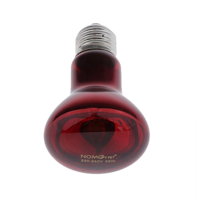 Lámpara Infrarroja para Terrario Yinane Calentamiento de Reptiles 220-240V 25W