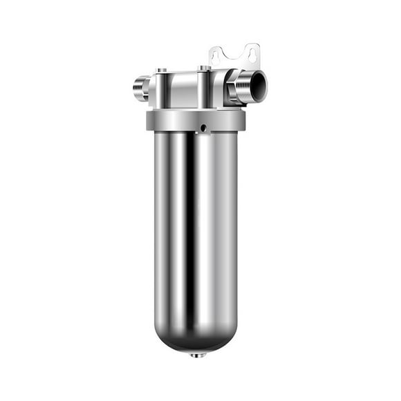 Pre-filter Household Well Water Whole House Household Water Purifier, 304 Stainless Steel High Flow Backwashing Water Filter