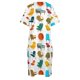 thumbnail image 4 of Vestido de noche holgado de colección de silla moderna de mediados de siglo para mujer elegante vestido de bolsillo venta, 4 of 6