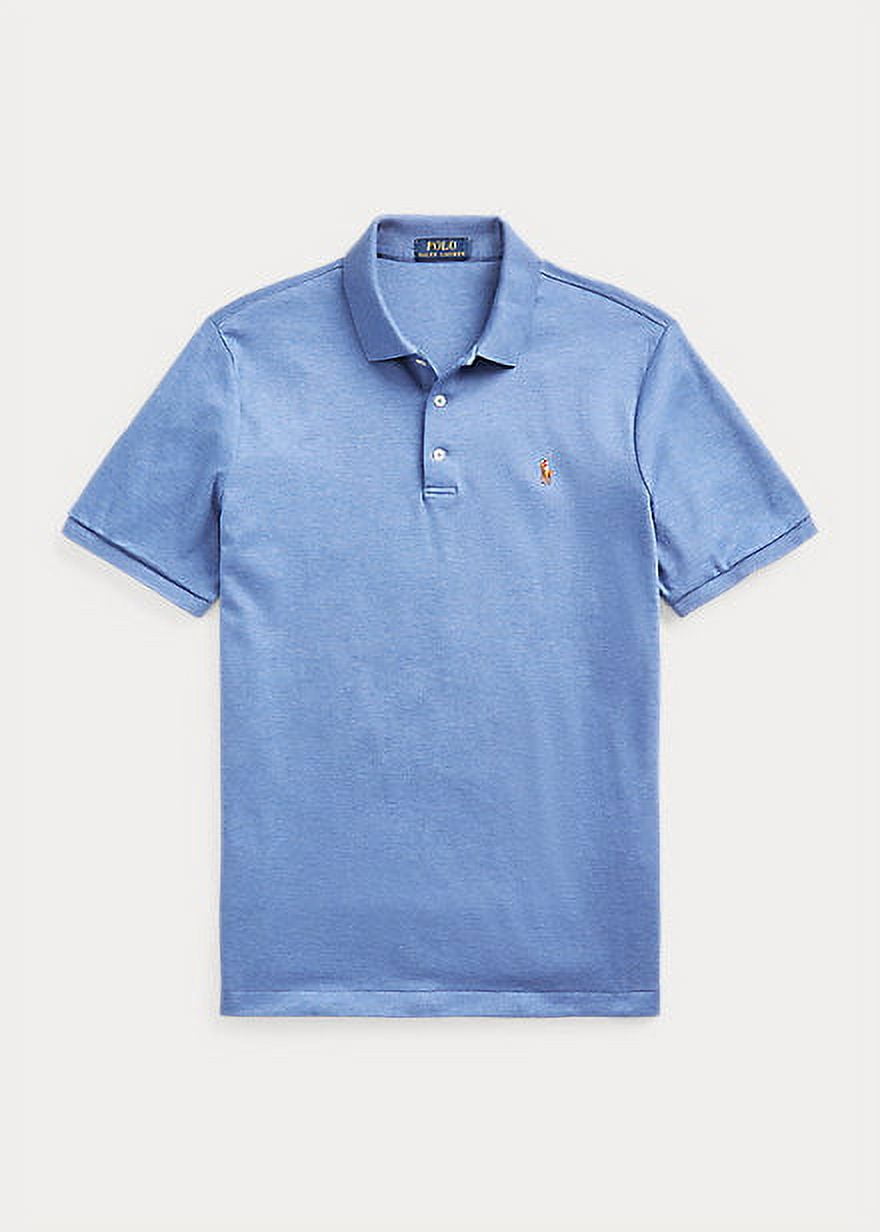 Polo Ralph Lauren Men'S Slim Fit Soft Touch Polo Shirt - Faded Royal  Heather - S for Men