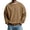 #Light Brown_007, variant on Domuza Men's Crewneck Sweatshirt Solid Color Classic Pullover Long Sleeve Tops, Lightweight Breathable Casual Sweatshirts