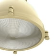 thumbnail image 4 of Hunter - Bridgemoor 2-light Modern Brass, Medium Size Pendant Light, Dimmable, Industrial Style, Dome Shaped, for Bedrooms, Dining, Living Rooms - 19105, 4 of 9
