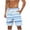Light Blue1, variant on fatyb Beach Shorts for Men Striped Drawstring Summer Casual Shorts Lightweight Men's Vacation Shorts