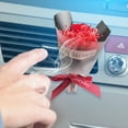 ZAROYEAX Dried Flower Car Aromatherapy Clip Dry Flower Bouquet Car Clip