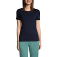 thumbnail image 3 of Lands' End Women's Cotton Rib T-shirt, 3 of 3