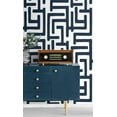thumbnail image 4 of NextWall Dark Blue Graphic Maze Peel and Stick Wallpaper, 4 of 8