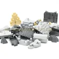thumbnail image 2 of MOC-Bloque de construcción de roca Triangular  Piedra de Rocalla para pared  Barbacan  Rampart  montaña  bricolaje  iluminar  Compatible con juguete, 2 of 7