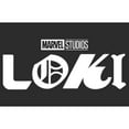 thumbnail image 2 of Women's Marvel Color Block Loki Logo  Graphic Tee Black Large, 2 of 4