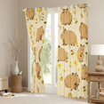 thumbnail image 2 of Erosebridal Funny Capybara Blackout Curtains Set of 2 (52x84 Each) for Kid, Yellow Floral Window Curtains, 2 of 6