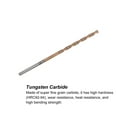 thumbnail image 4 of Uxcell 2mm Dia 60mm Long Length Titanium Coated K35 Tungsten Carbide Twist Drill Bits, 4 of 6