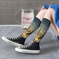 thumbnail image 5 of Naloa Vintage Compass Knee Socks, High Socks Long Stretchy Sock Women Knee High Stocking, Long Socks for Women, 5 of 6